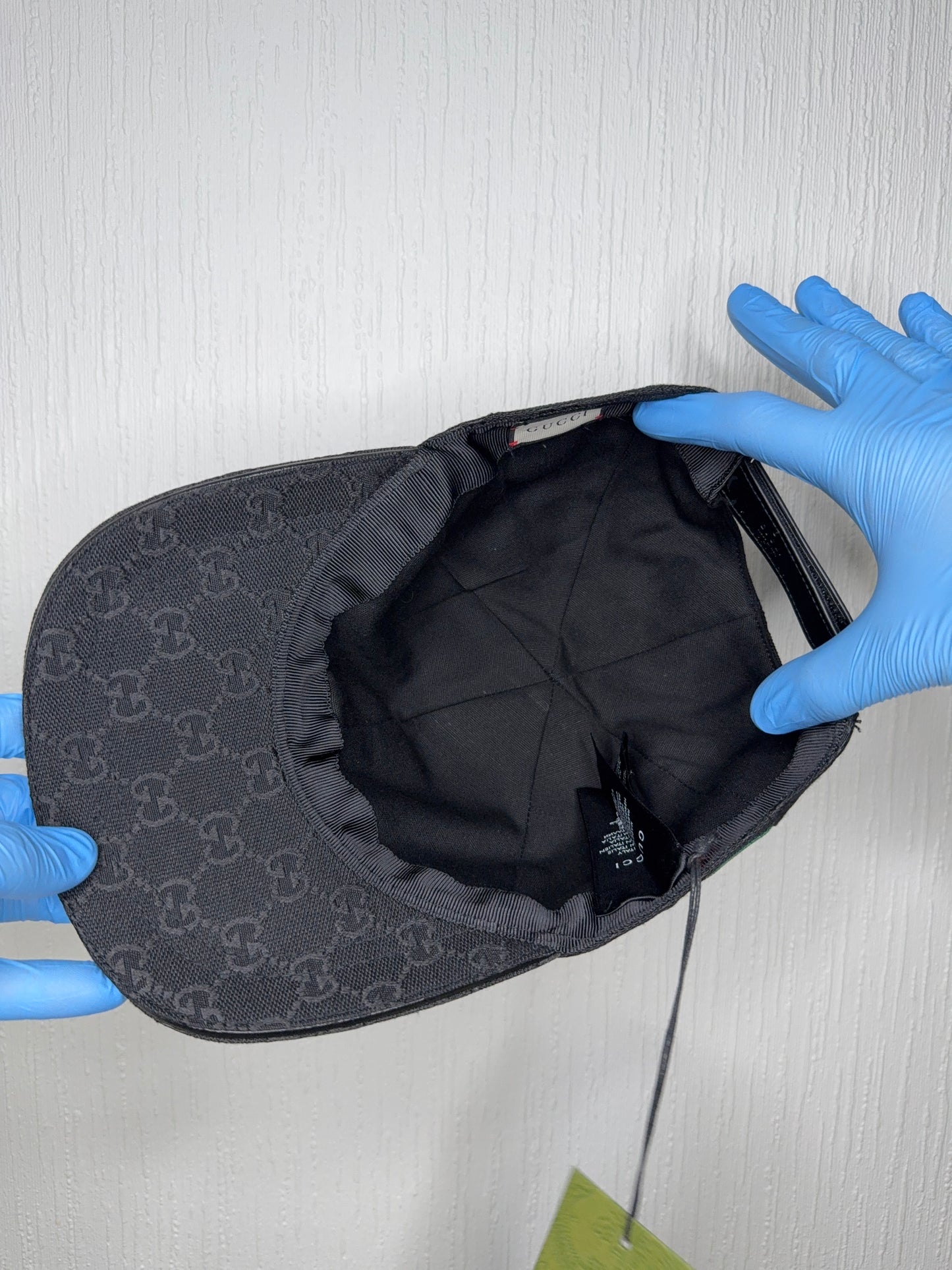 Gucci Canva Keps Svart