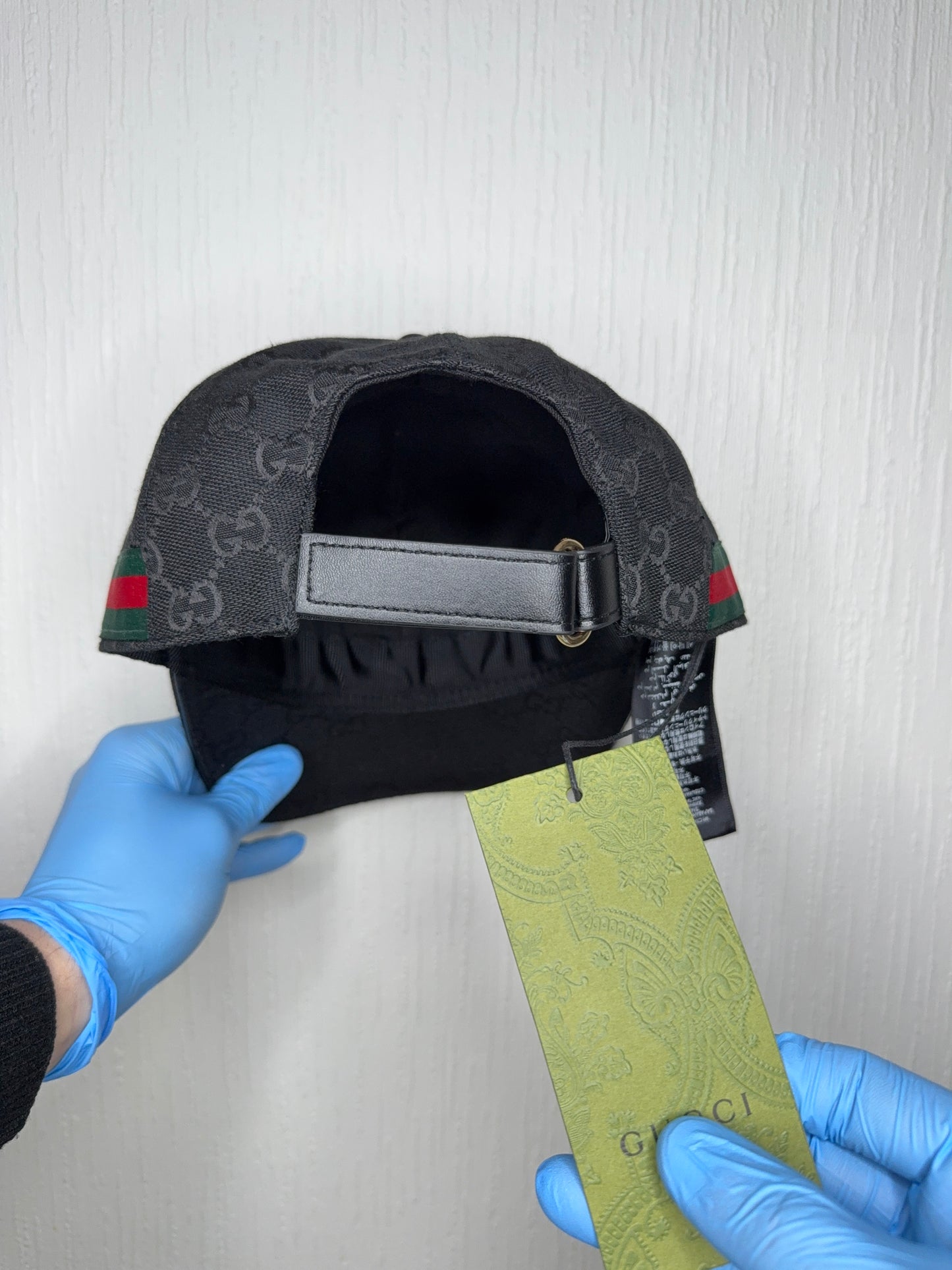 Gucci Canva Keps Svart