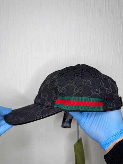 Gucci Canva Keps Svart